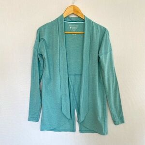 COOLIBAR LumaLeo Sun Wrap Size XXS 50+ UPF Shawl Collar Long Sleeve Thumb Holes